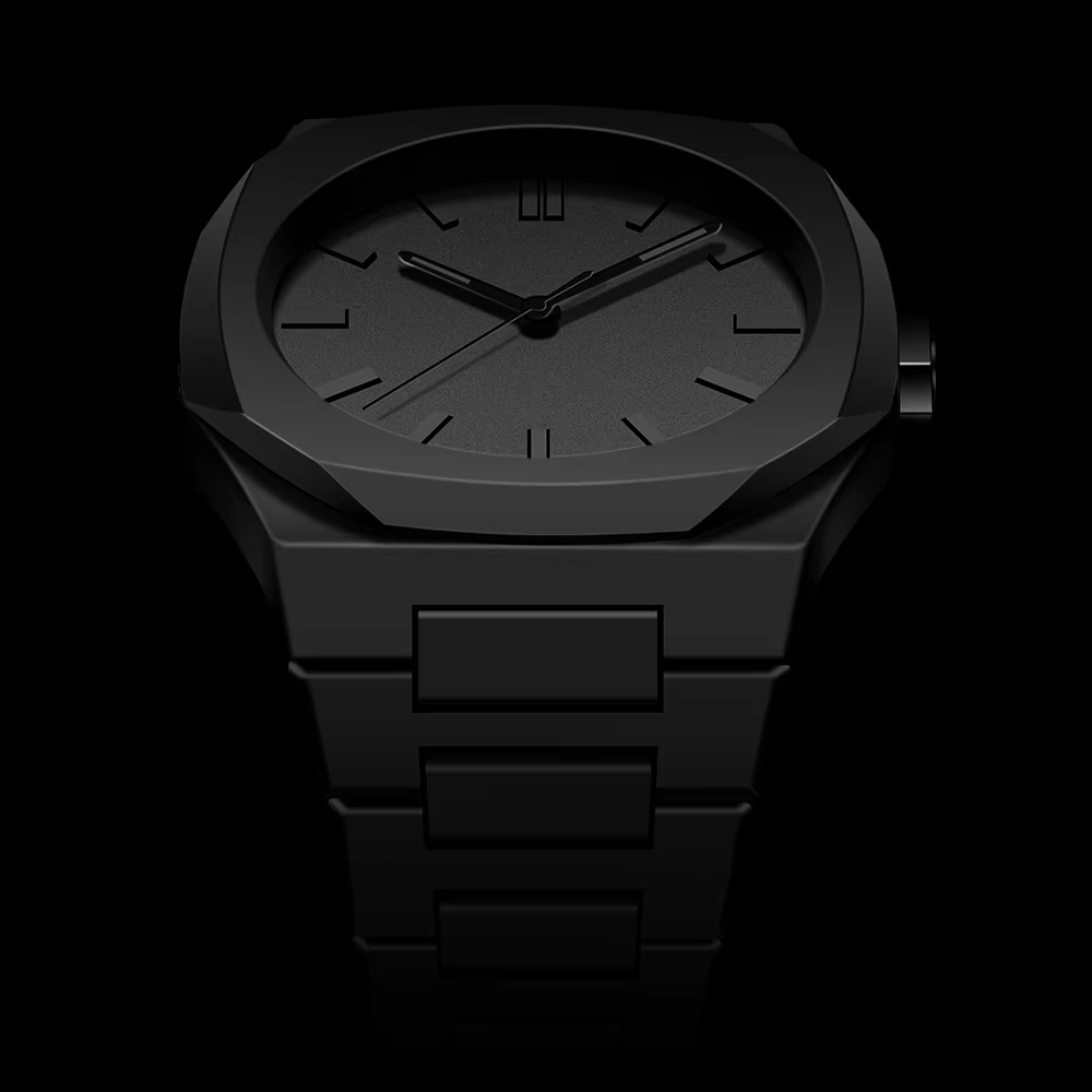Stainless Steel Arabic Aura Watch