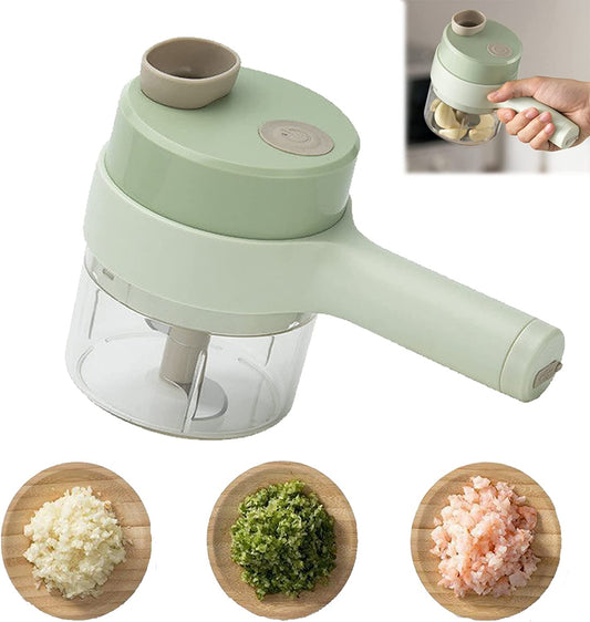 4 in 1 Handheld Electric Multifunctional Chopper Vegetable Cutter